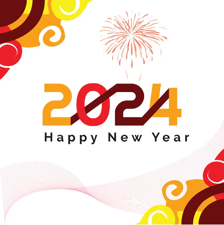 Best profile picture and background for New Year and Christmas 2024 greetings