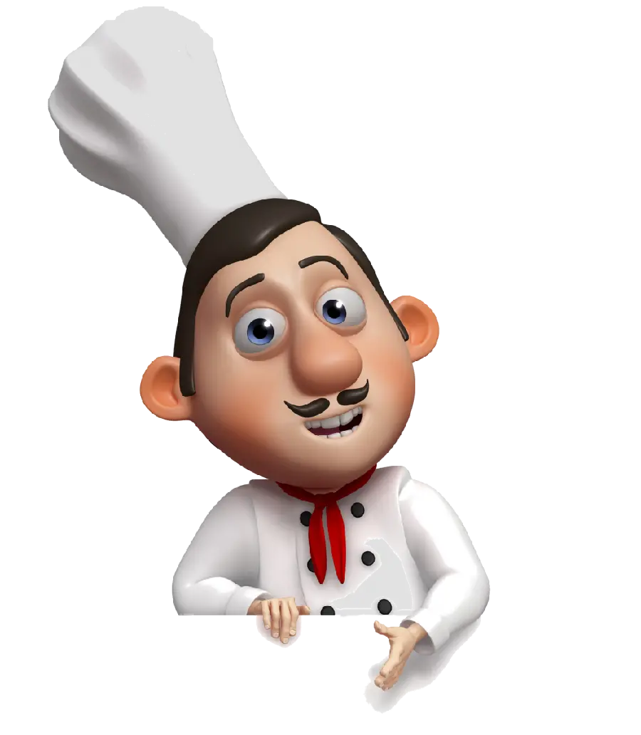 High quality photo Cartoon Chef