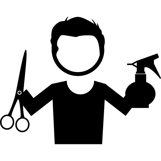 The latest logo without a hairdresser face in PNG format