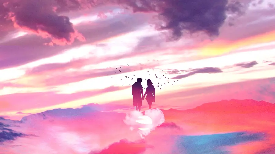 Dreamy and romantic 4K wallpaper with an attractive and stylish pink theme