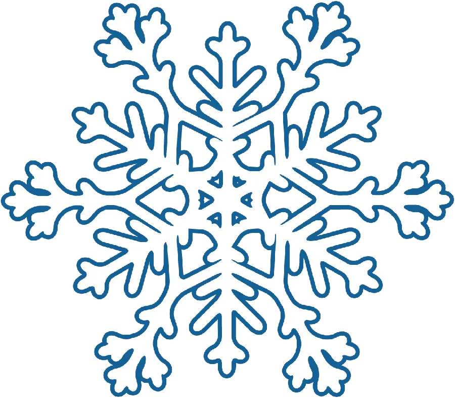 Fantastic and Magical Snowflake PNG Graphic Image