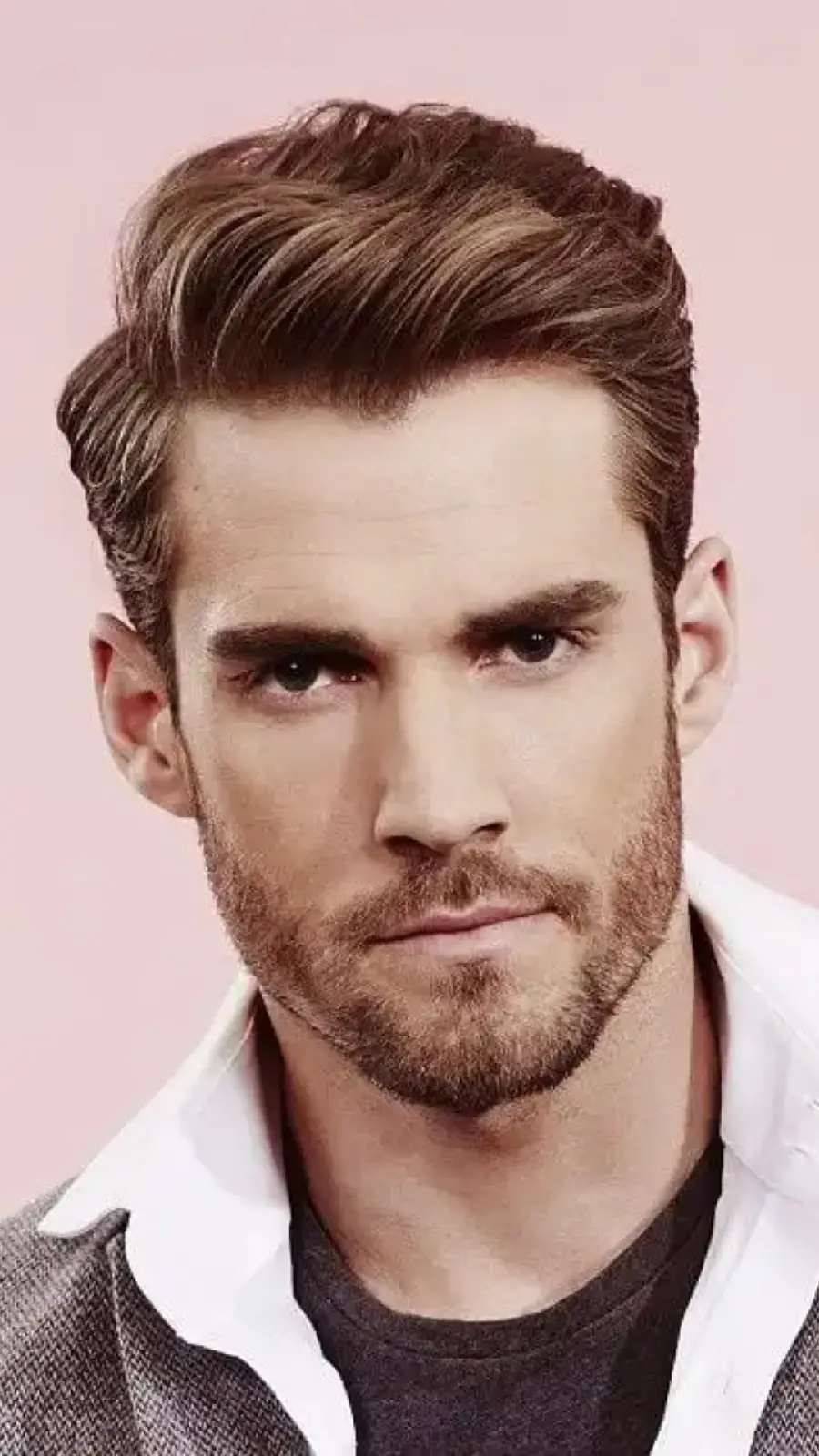 Vertical background photo of popular boys' hairstyles 2024 and 1403