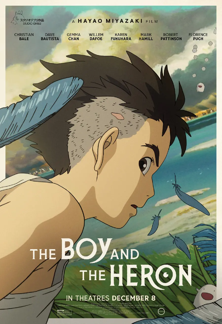 Photos of the anime boy and the fisher The Boy and the Heron