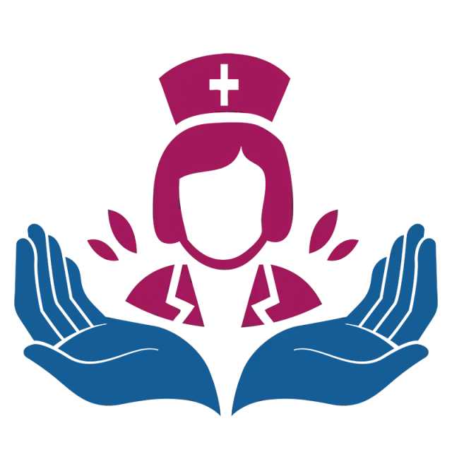 Nurse computer drawing photo in PNG format and without background 
