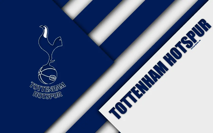 Wallpaper suitable for wide screens with a club design Tottenham