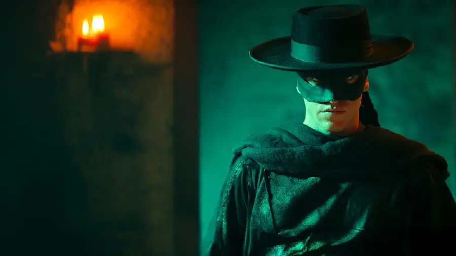 Stock photo of the famous legendary swordsman Zorro