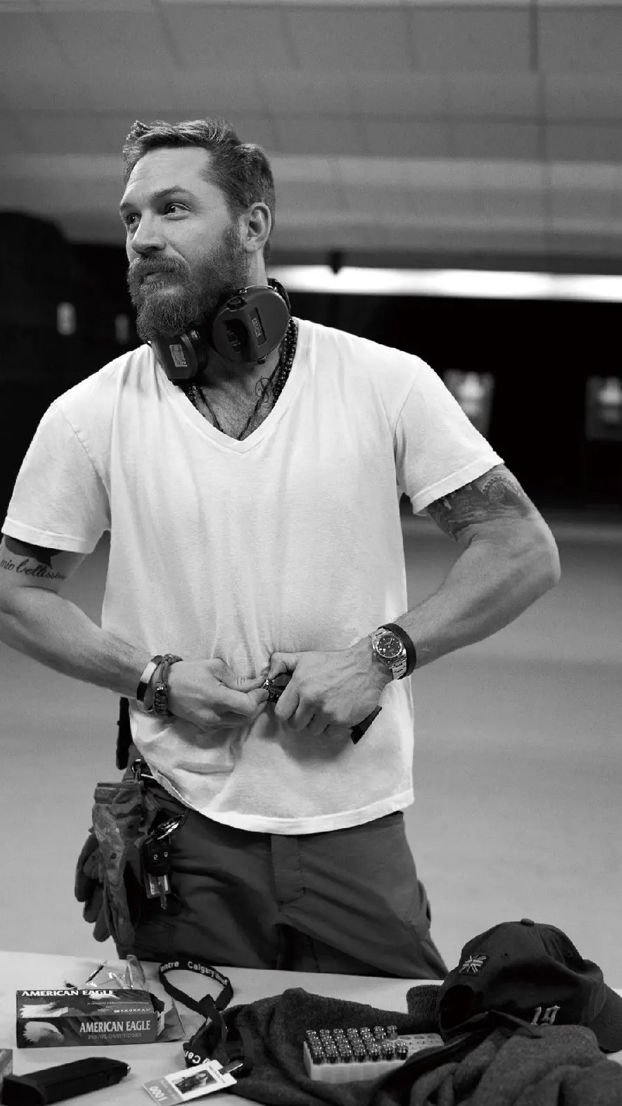 The most popular official image and story of Tom Hardy in the new year 2024 