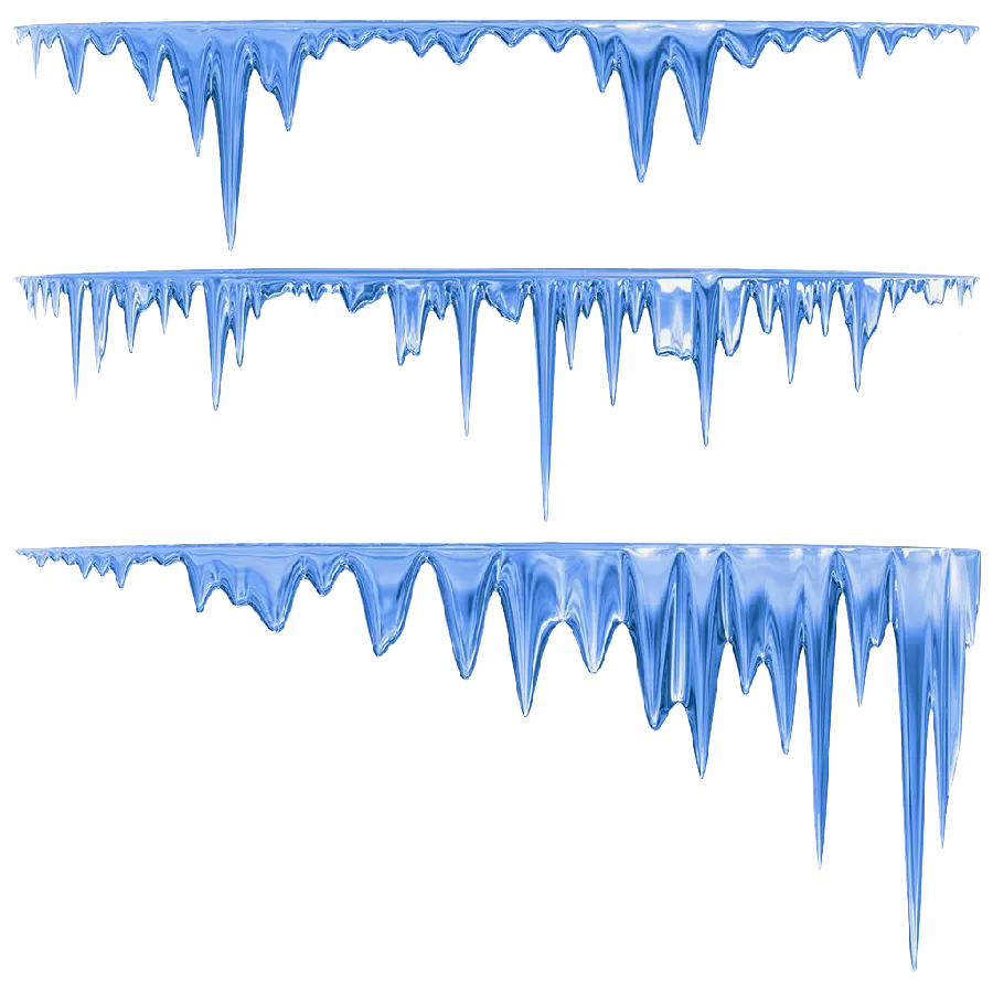 Download backgroundless image of frozen winter crystals PNG