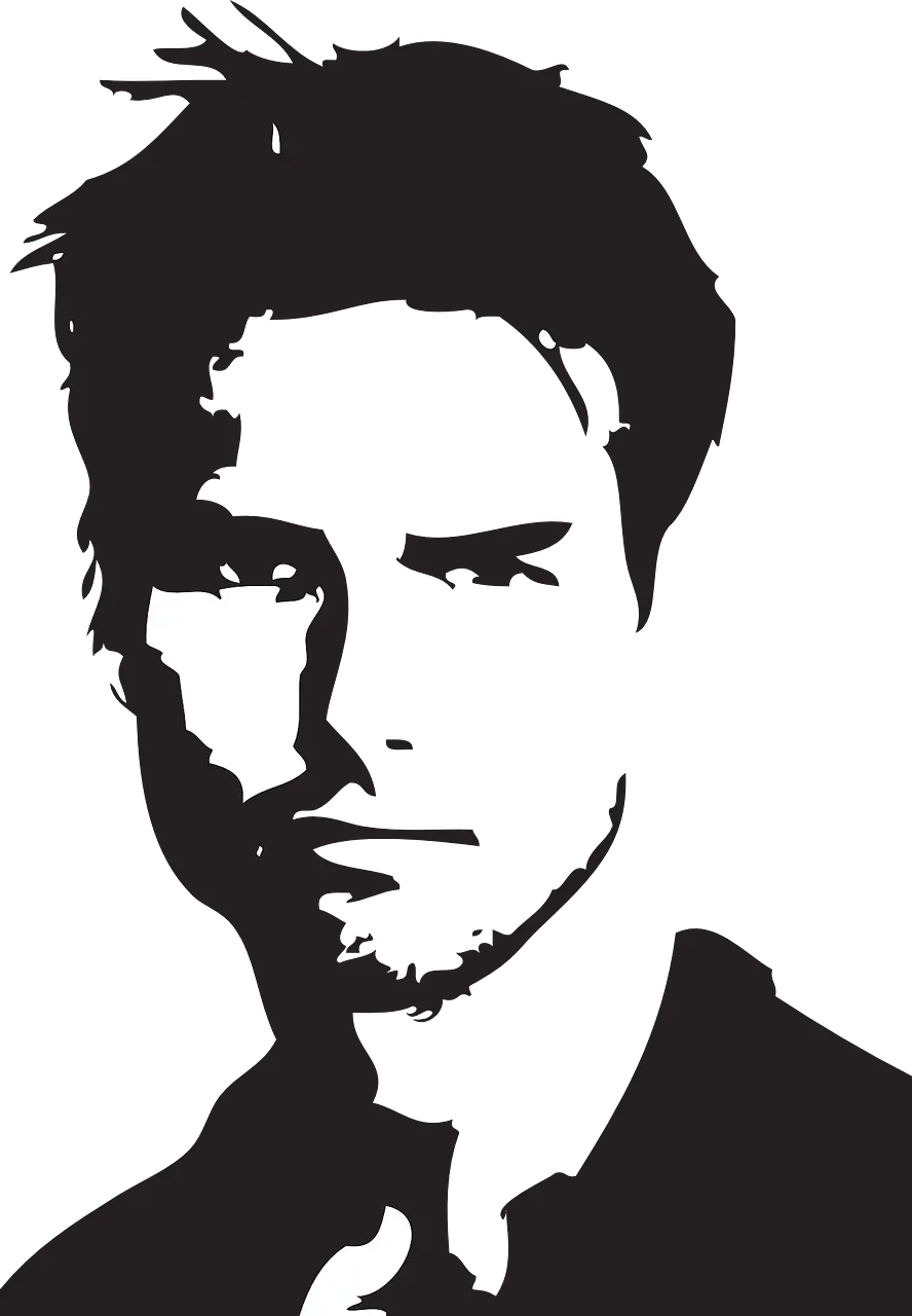 Black and white drawing of Tom Cruise with High quality 
