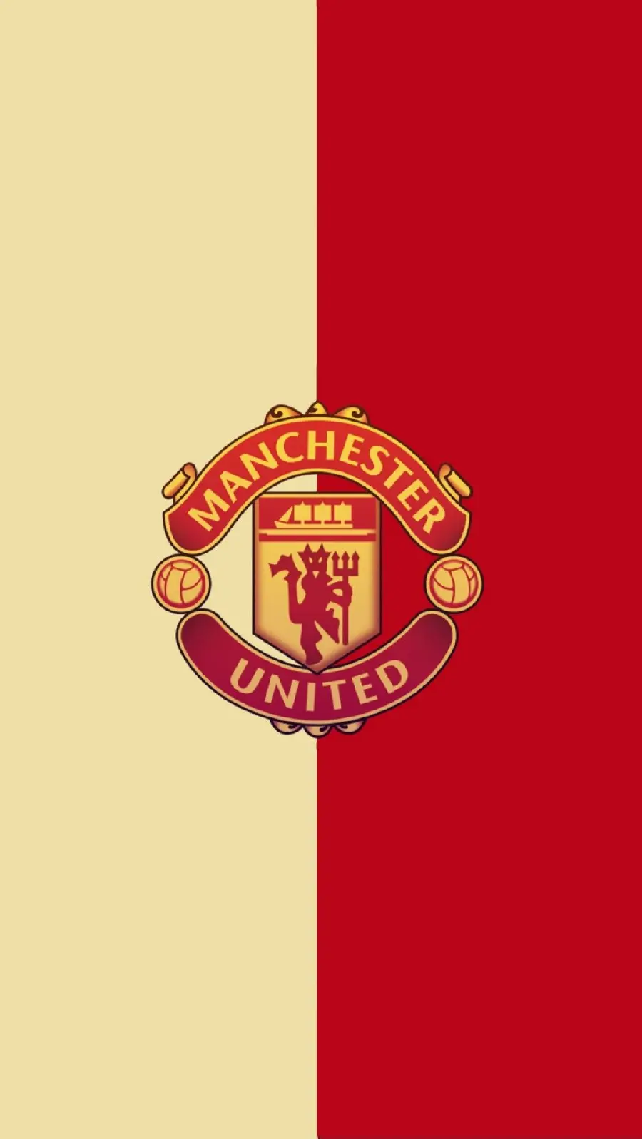 Super beautiful logo wallpaper Manchester United HD quality 