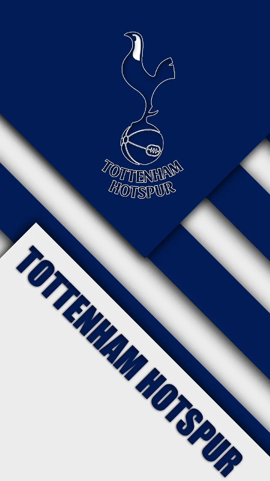 Unique wallpaper with the famous Tottenham London team design