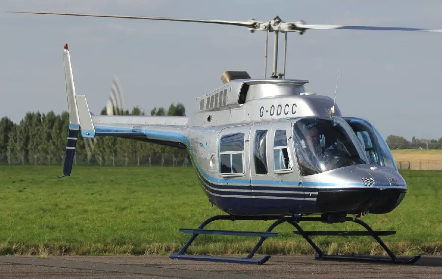 Stock image of a private helicopter suitable for printing 