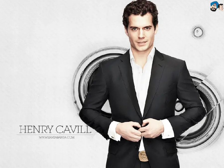 Background photo of Henry Cavill advertising clothes with high resolution