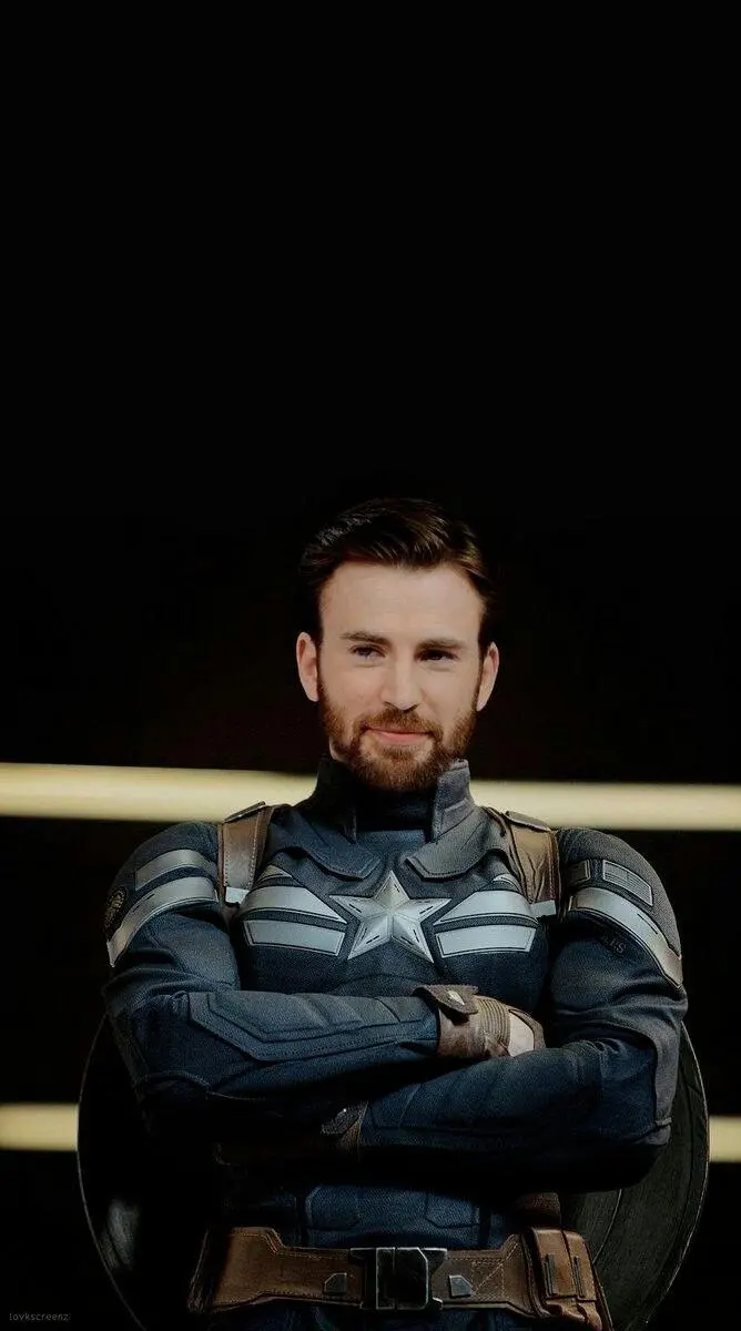 Wallpaper of Chris Evans, the famous actor of the Marvel movie series