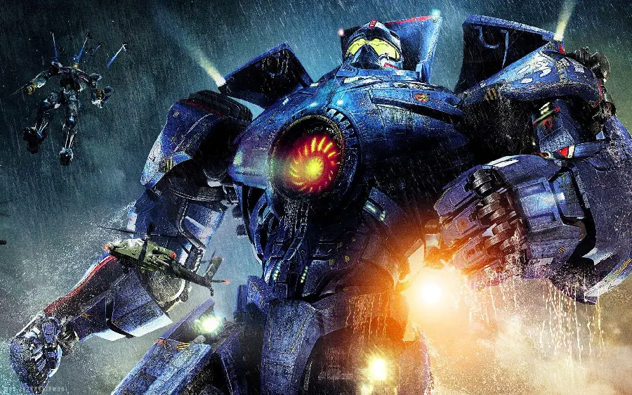 The best background photo with a cool and new robot design