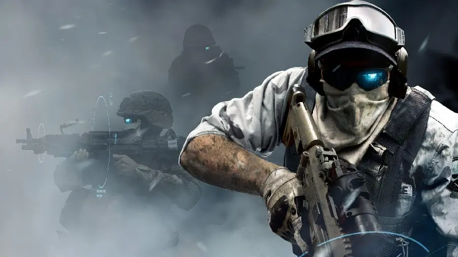 New photo of future military soldiers for use in video games