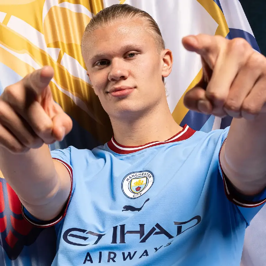 Erling Haaland's Photo, the Most Famous Norwegian Player