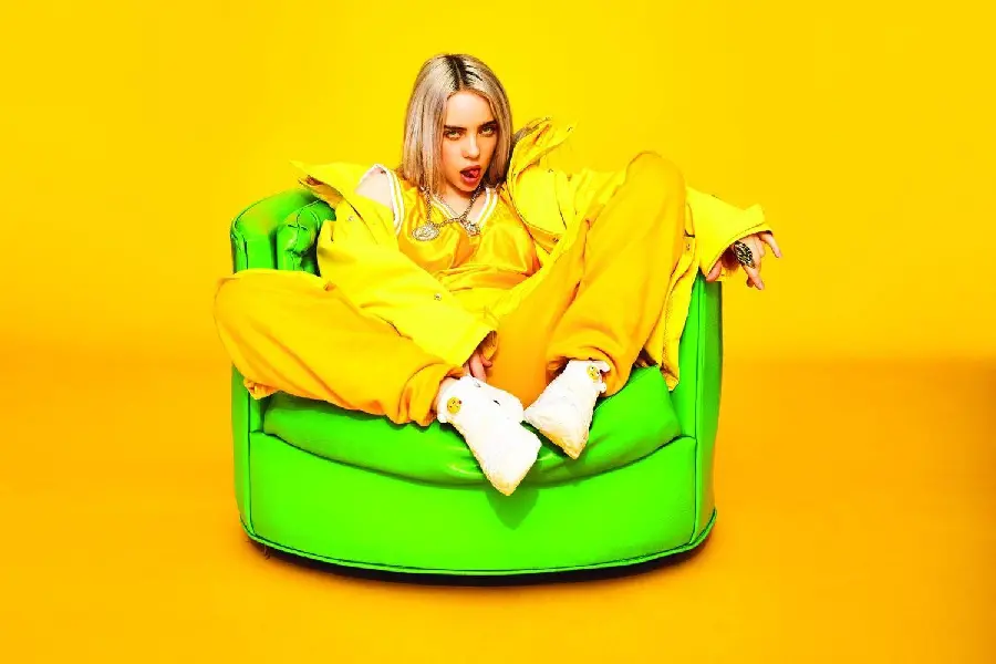 Photo of Billie Eilish, the famous Bad Guy singer for fan pages 