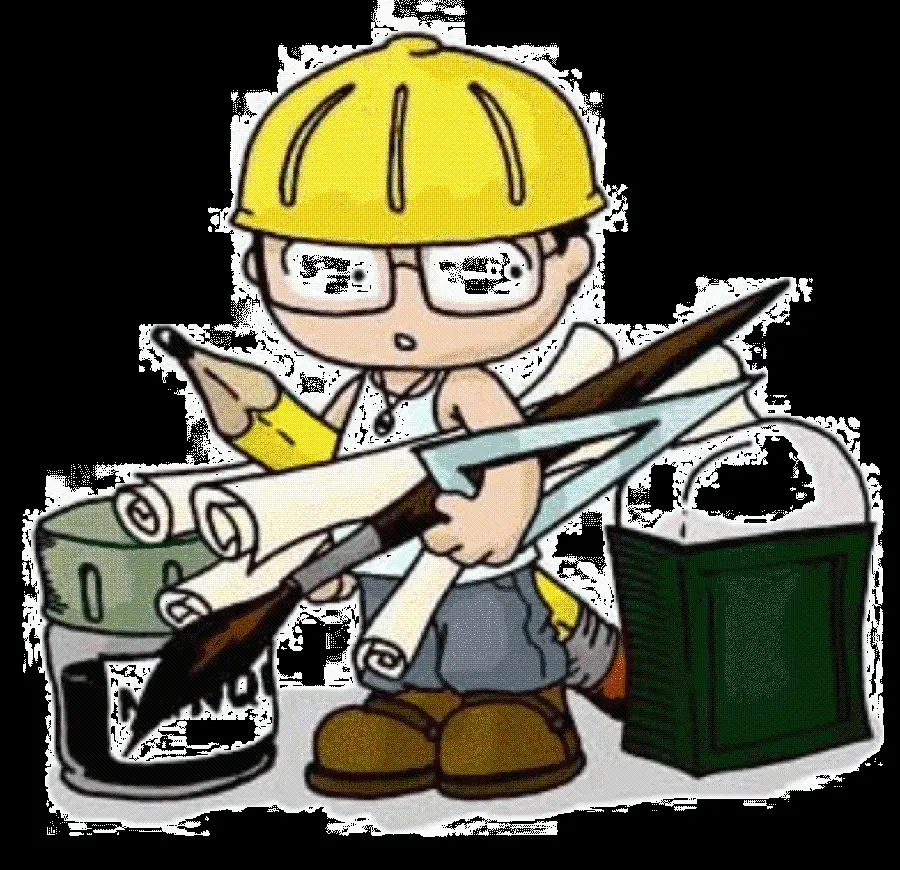 The funniest photo of a civil engineer or building engineer in PNG format