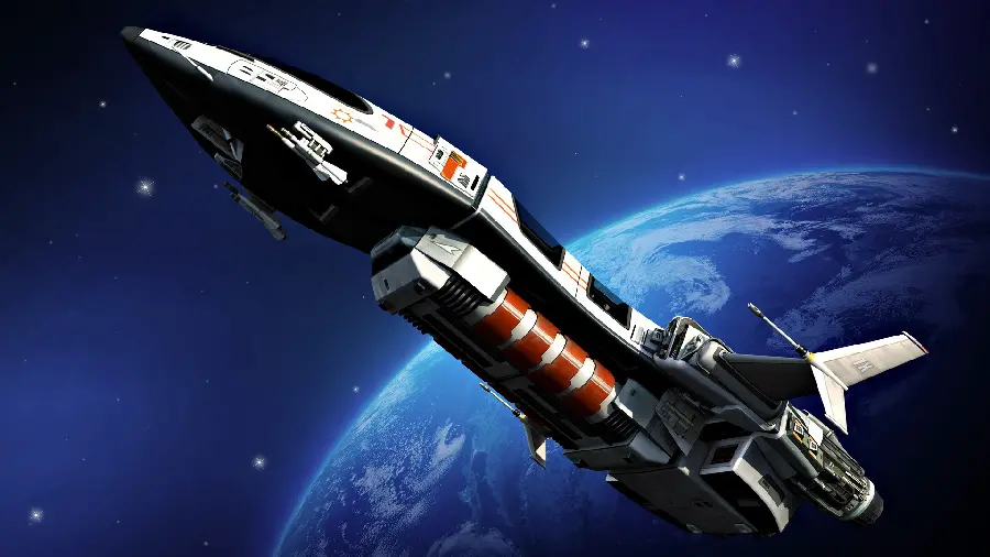 Download spaceship image for teenage room wall poster printing 1403