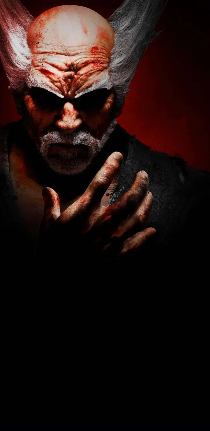 Heihachi Mishima Stock Photo with Dark Theme