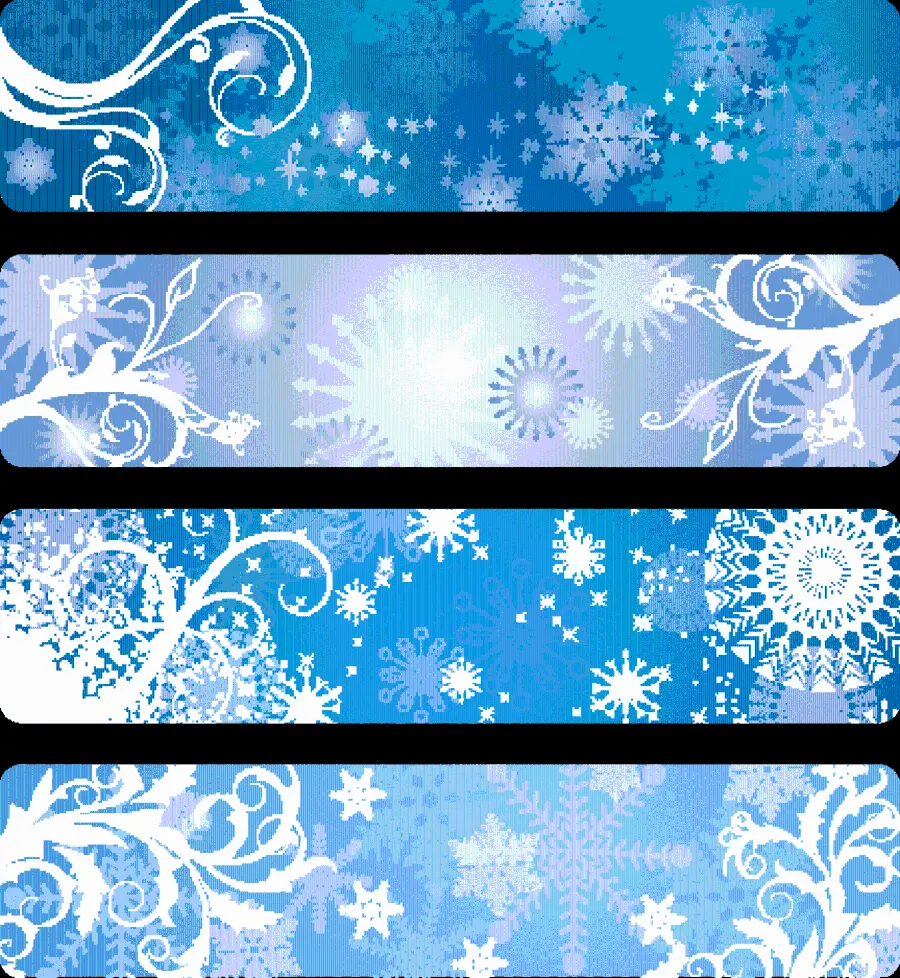 Image in PNG format for making winter clips