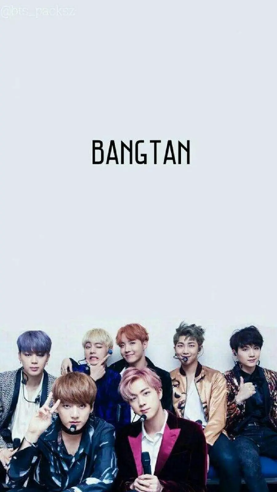 Girls' iPhone Background BTS Design
