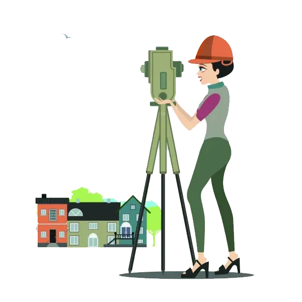 A graphic image of a civil engineer or a building suitable for logo design