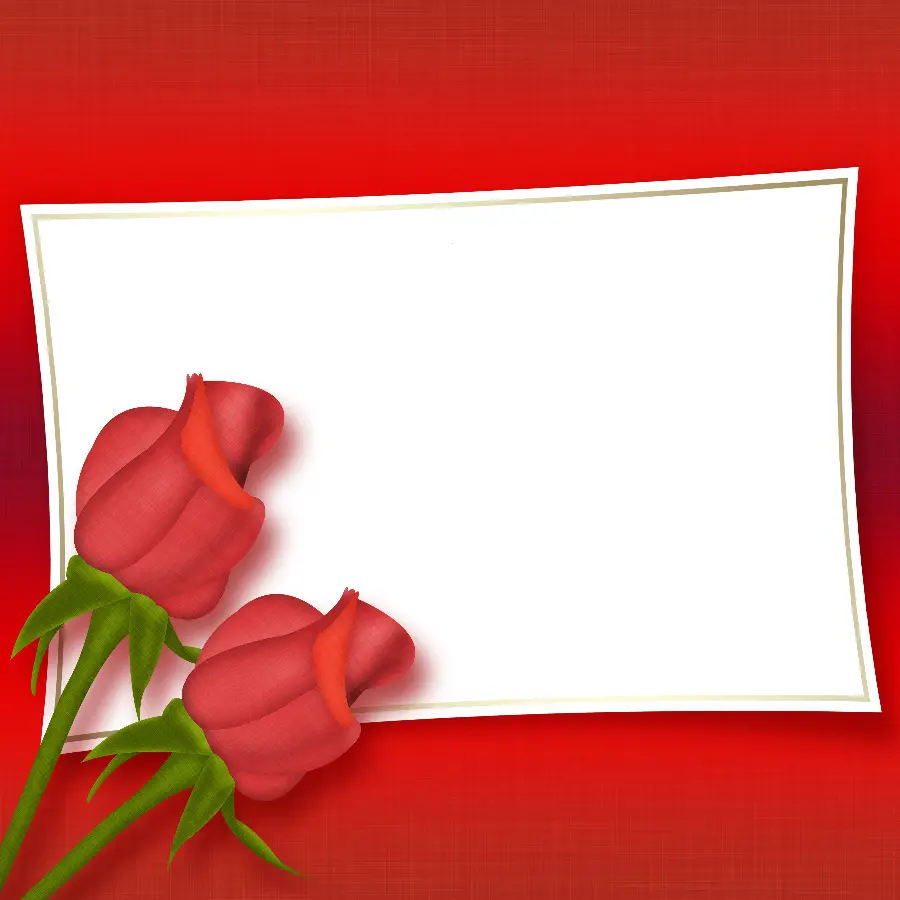 Valentine-themed image for text and writing design and expressing interest in your lover