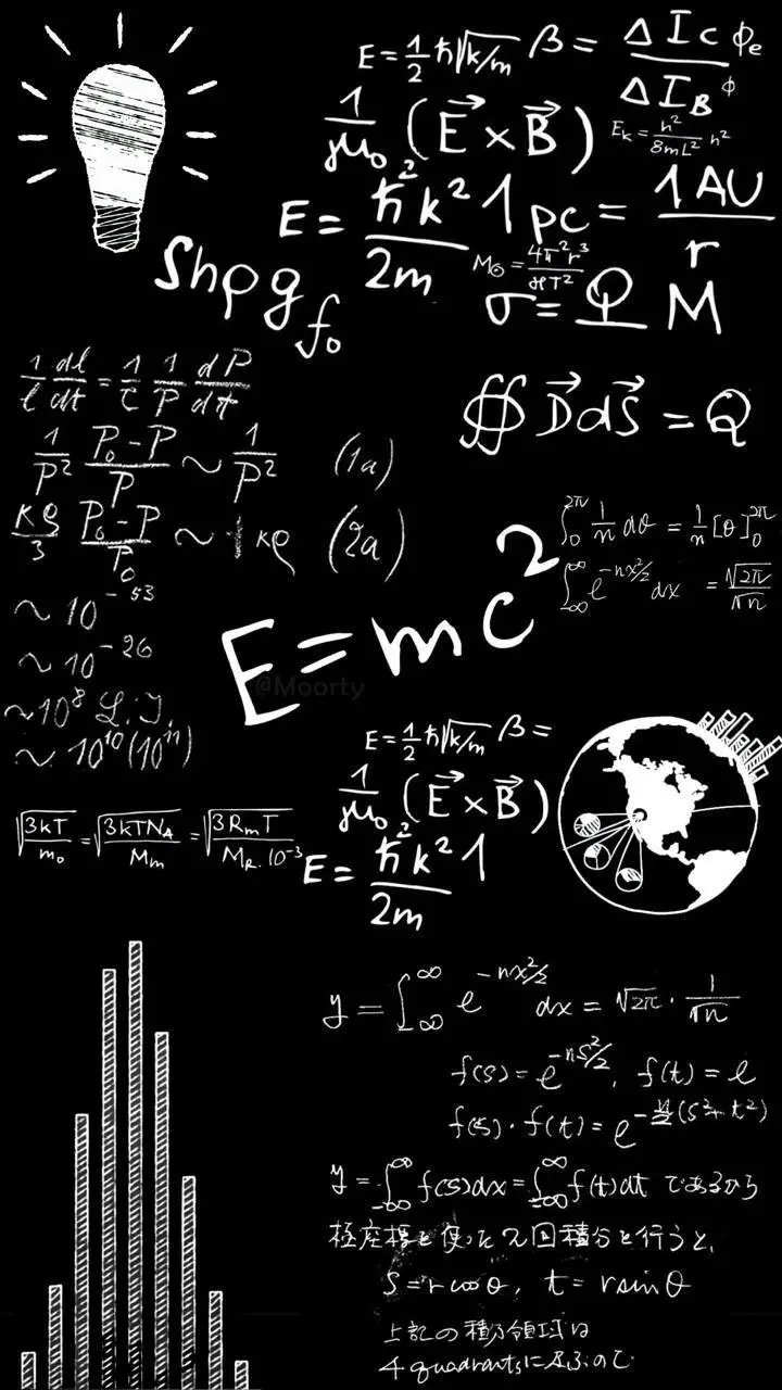Stylish and cool wallpaper with physics design for iPhone screen