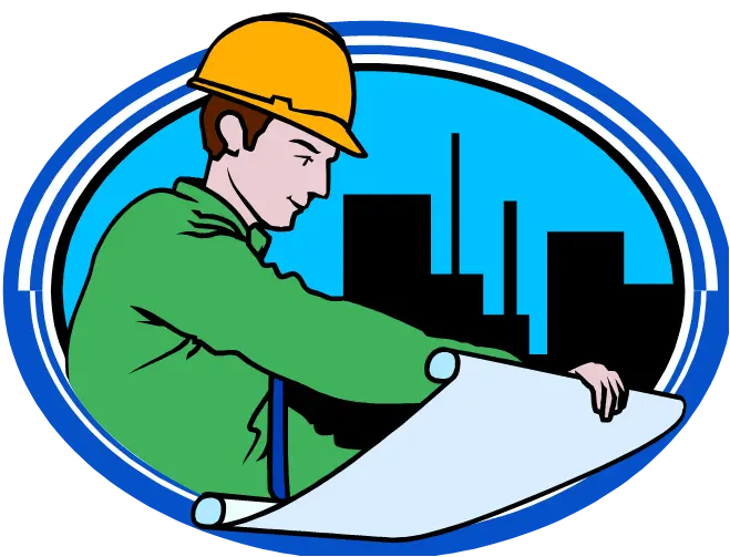 Free download and With quality PNG graphic photo of a civil engineer in a circle frame 
