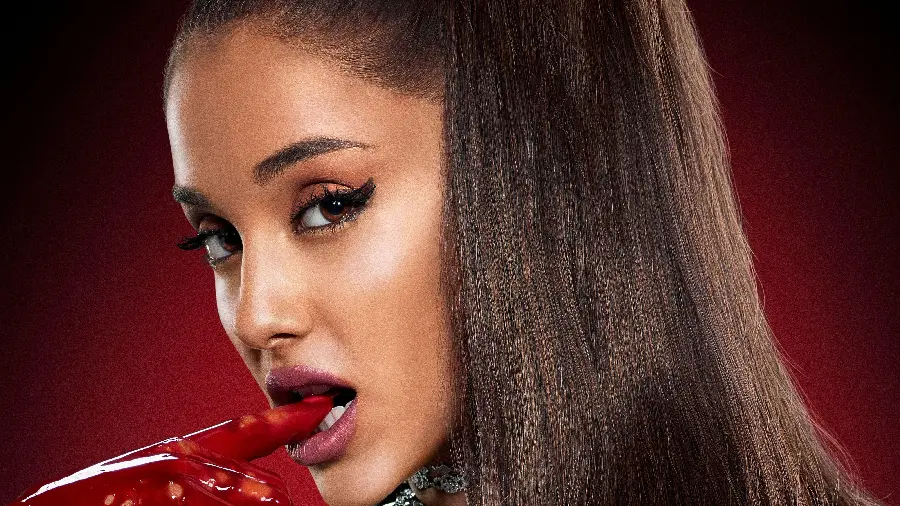 Amazing stock image of Ariana Grande, a singer with a strong voice