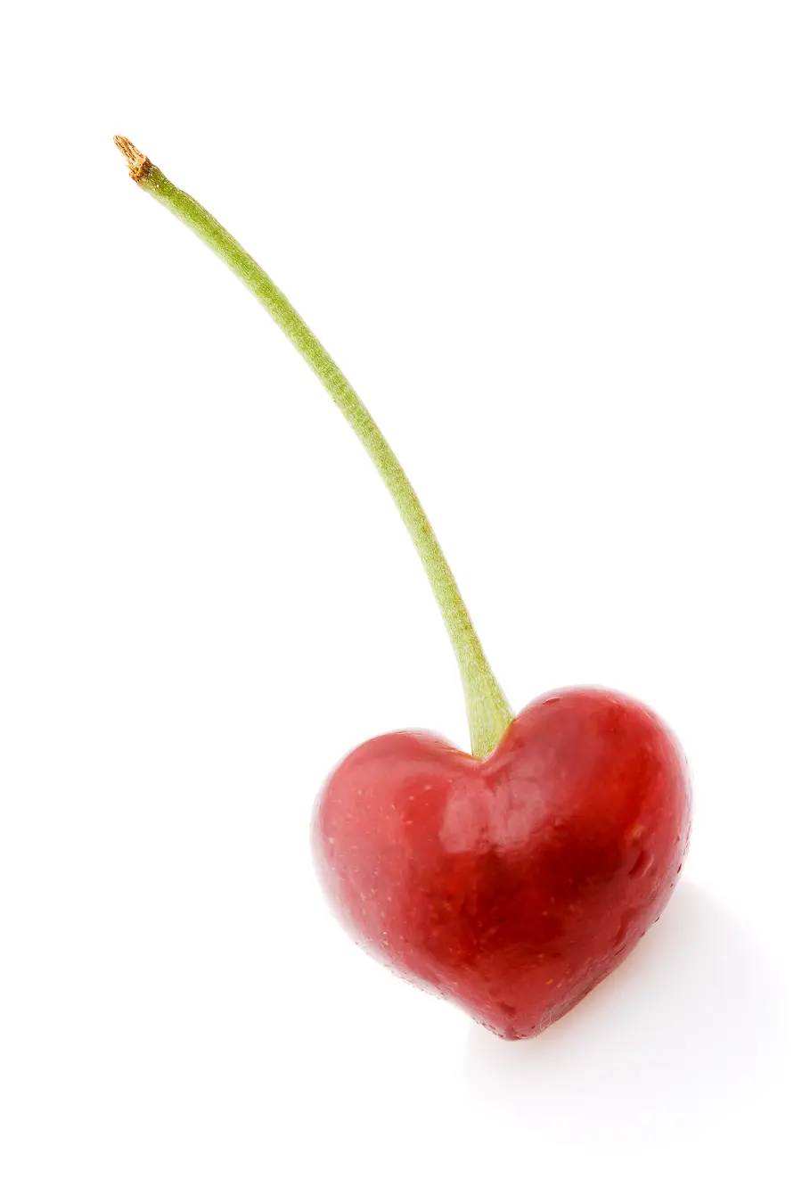 Download Valentine's Day Stock Photo, Red Heart Cherry Design, Delicious Sour 