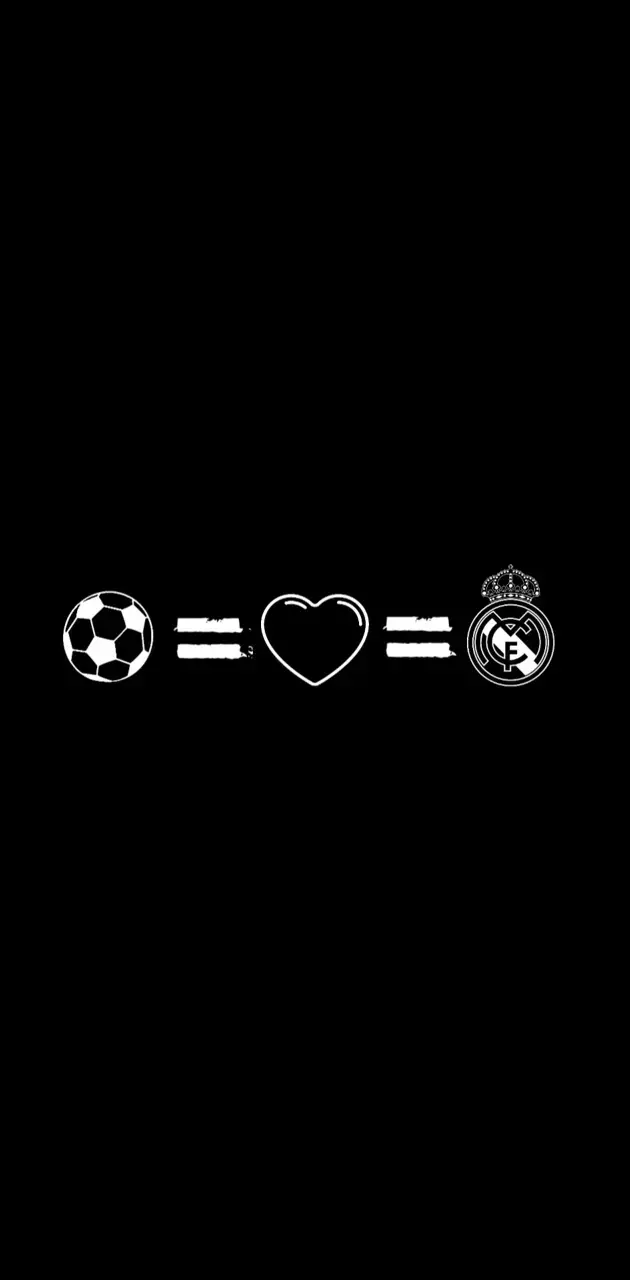 Image of Real Madrid in an interesting and creative design with a black background 