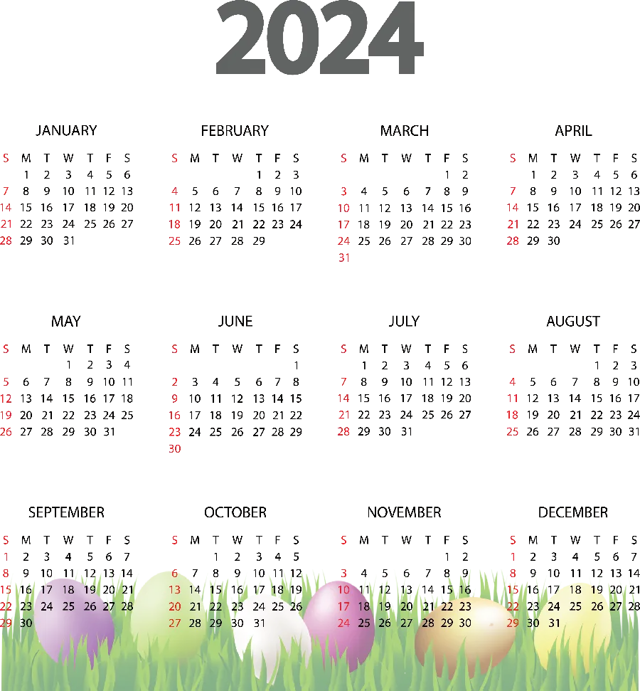 Photo of the 2024 international calendar completely free
