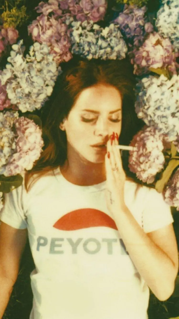 High quality stock for the phone of the face of Lana Del Rey