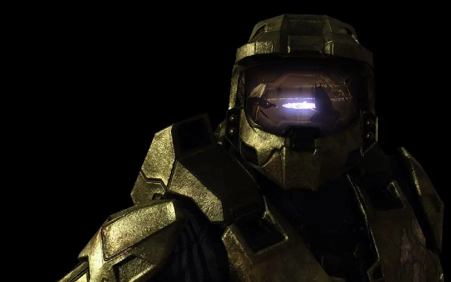 Wallpaper of Master Chief with advanced skills