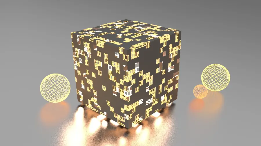 New and interesting background image of technology and graphics in the year 1403