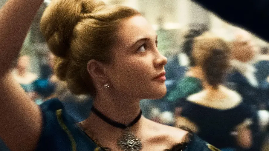 Photo taken of Florence Pugh in the movie Little Women