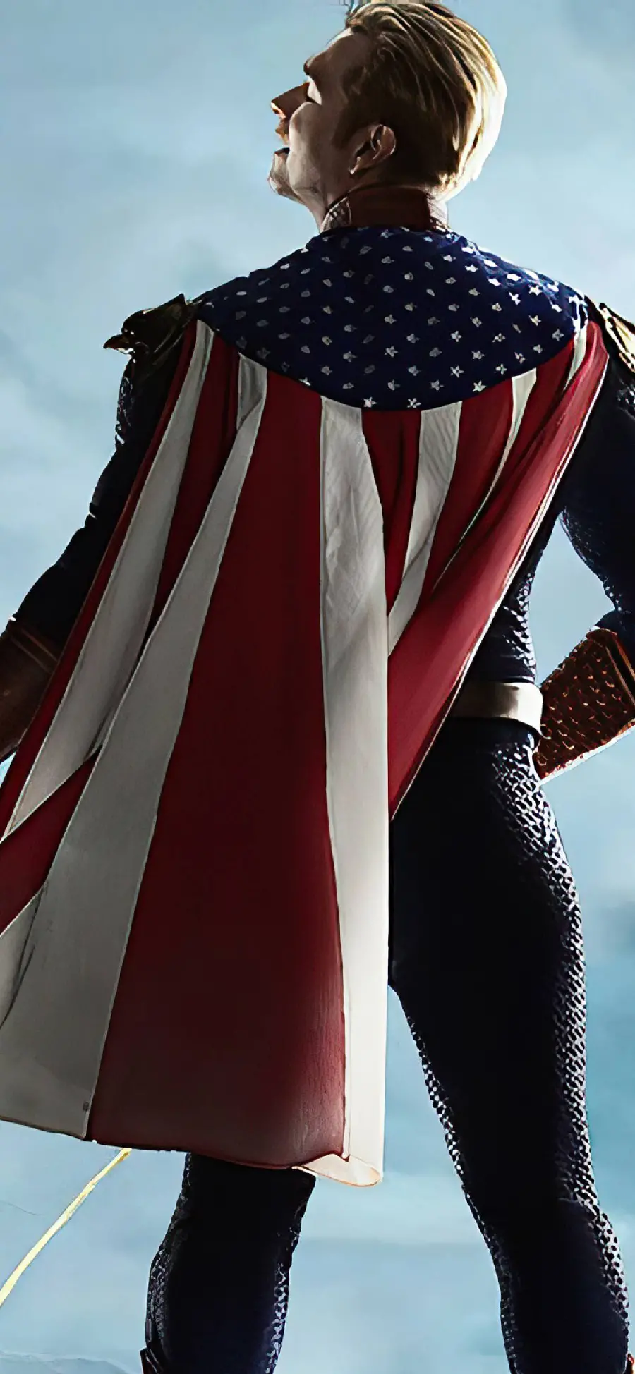 A suitable wallpaper for the phone background for Homelander fans