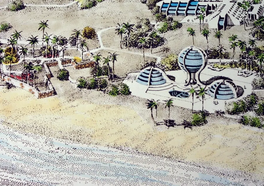 The most famous tourist attraction of Kish Island