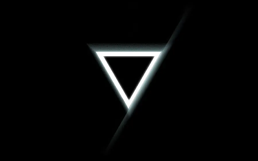 Wallpaper with a triangle design with white lines in reverse for the selected computer 2023