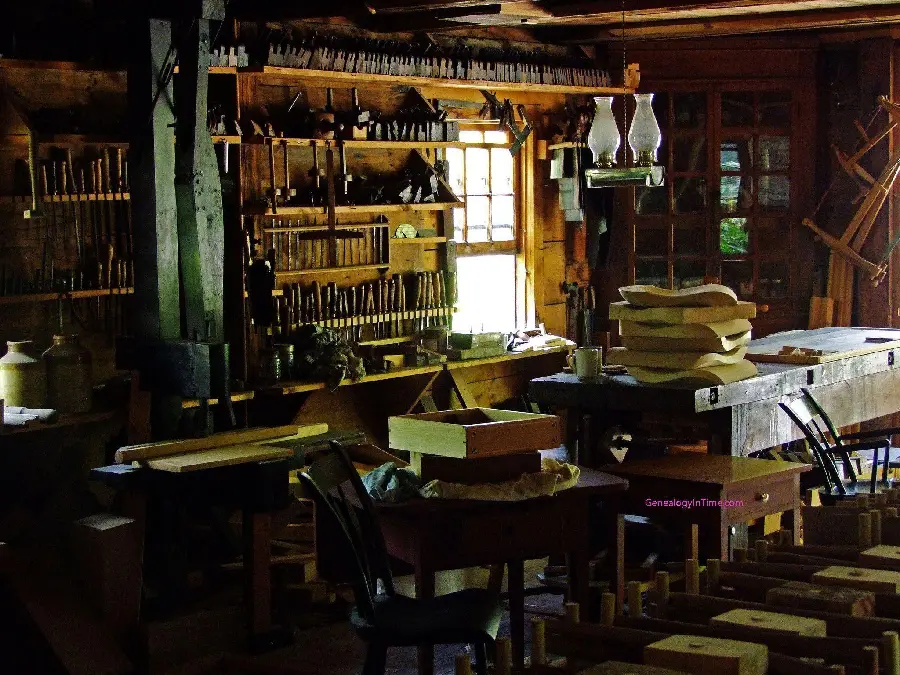 Photo of a carpentry workshop used in the production of wooden products