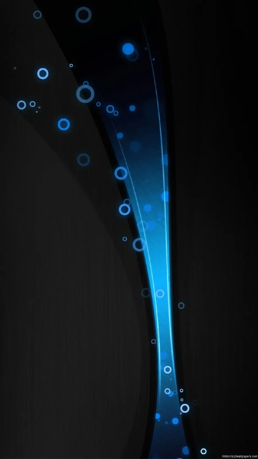 Background with black background and blue lights for the Motorola Moto E13 model phone