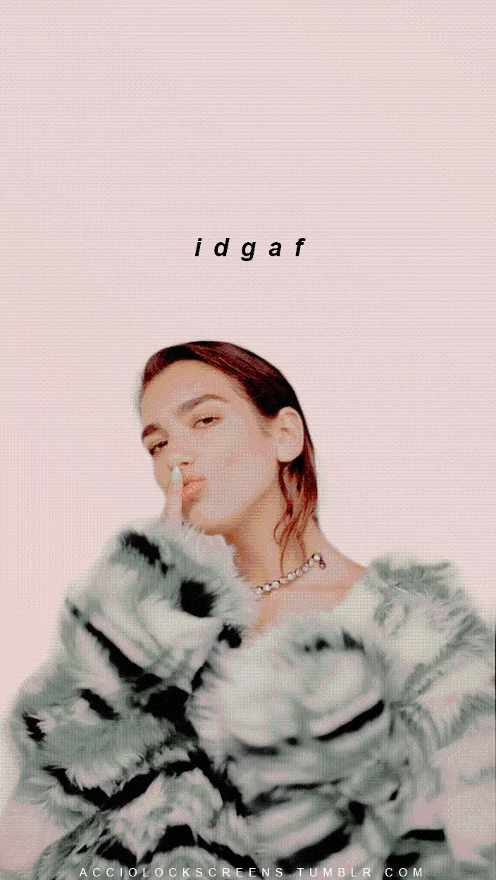Background of the famous singer Dua Lipa and stylish modeling