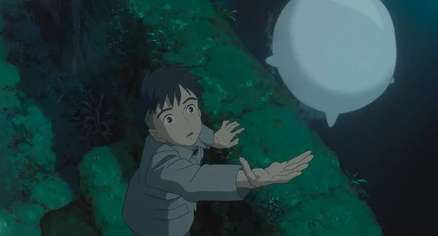 Different style of the Japanese animation The Boy and the Heron