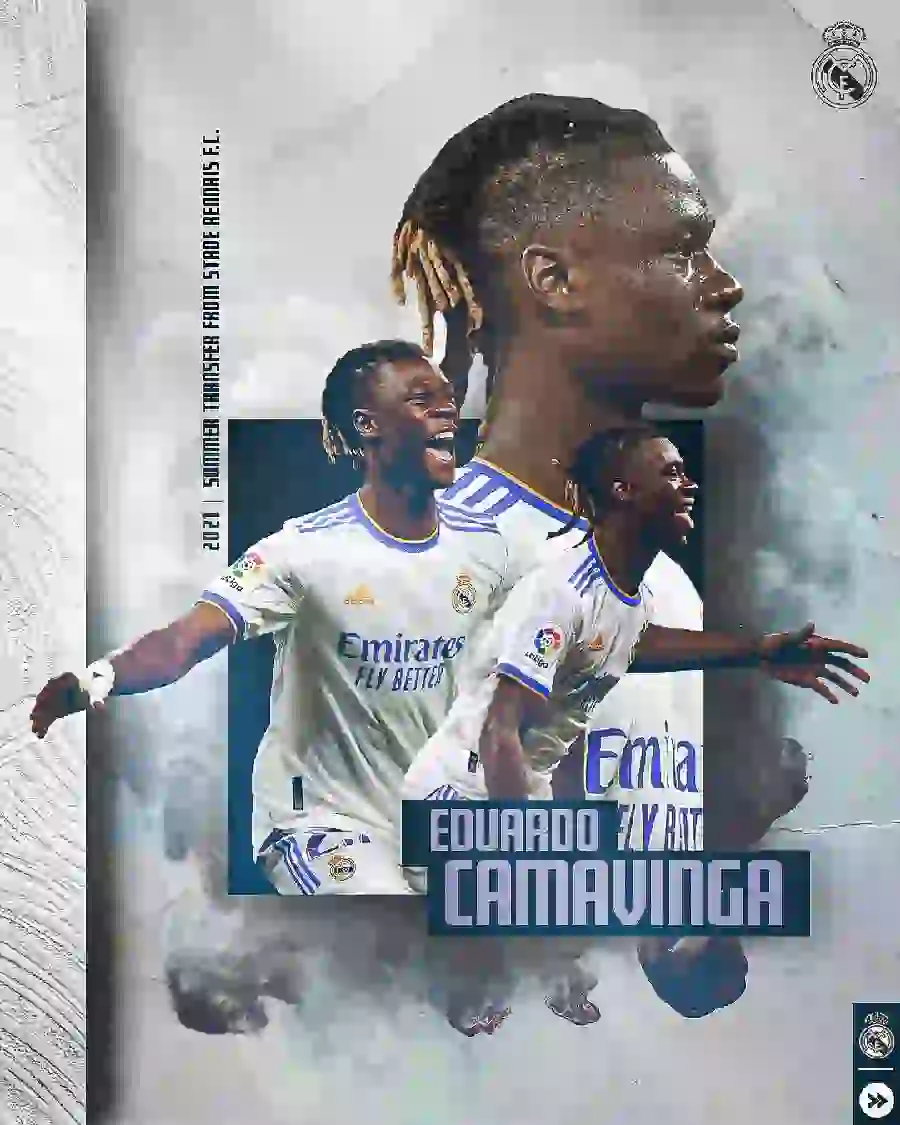 Free download of interesting photos of Eduardo Camavinga for fans of this footballer