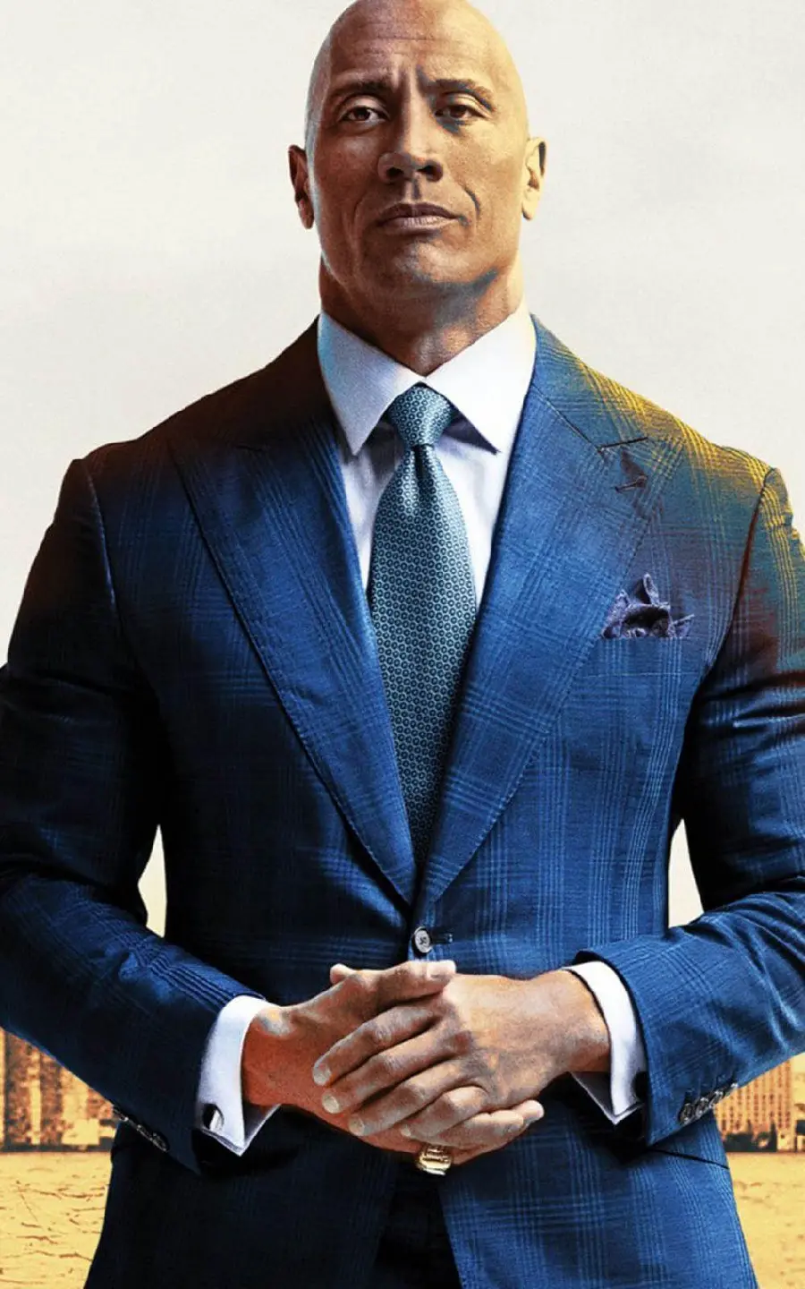 Photo of Dwayne Johnson, the lovely fifty-one-year-old actor