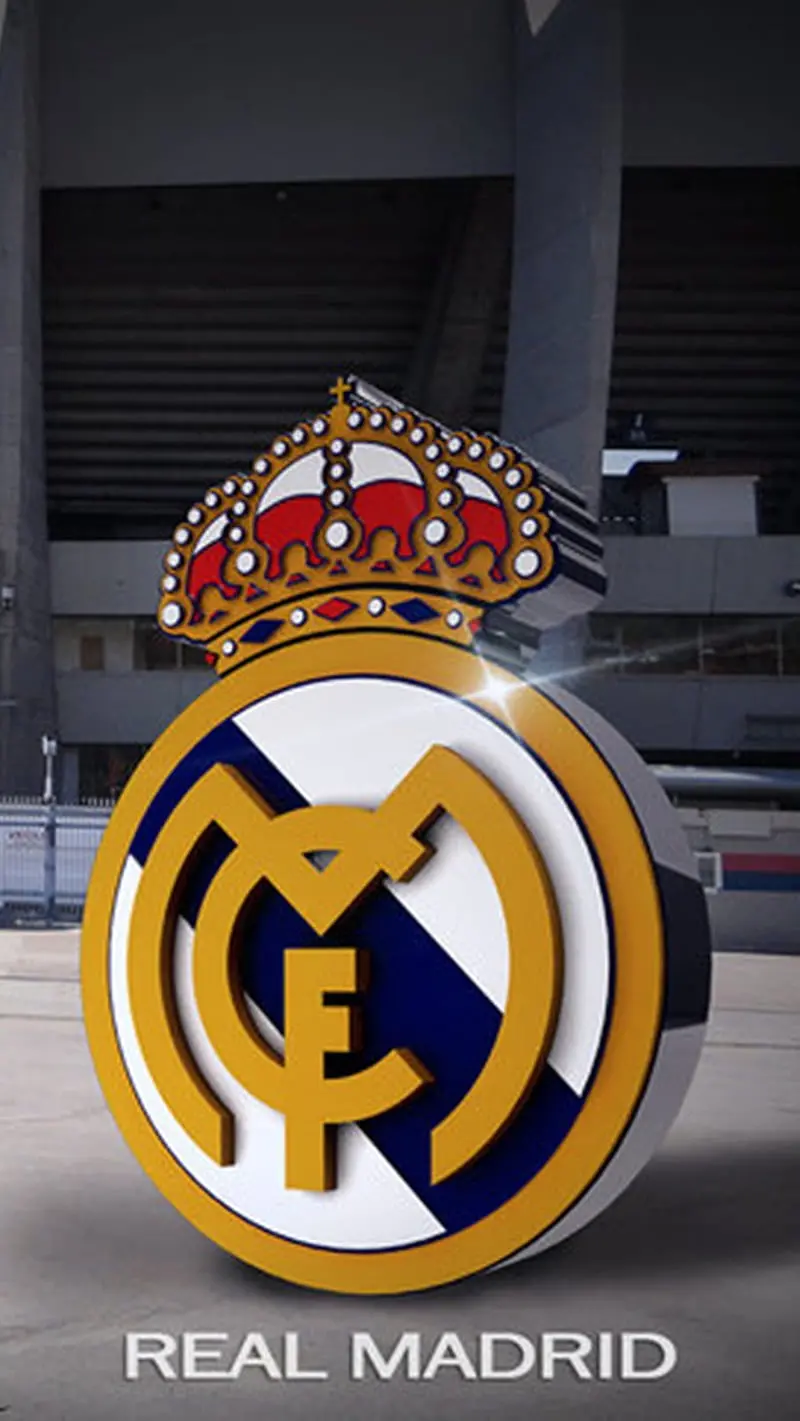 The most downloaded 3D wallpaper with the design of the popular Real Madrid team