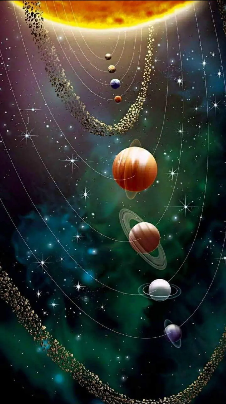 Amazing wallpaper of regular beauties for iPhone related to physics